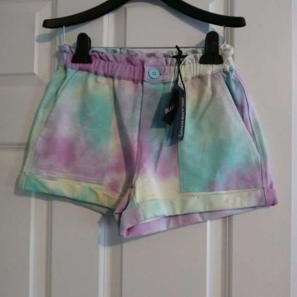 NWT Blank NYC High Waisted Tie Dye Shorts - Picture 2 of 5